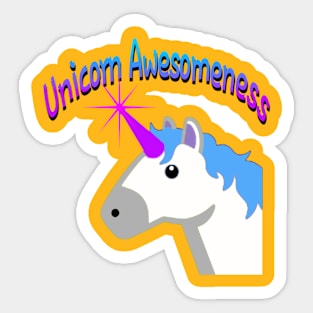 Unicorn Awesomeness Sticker